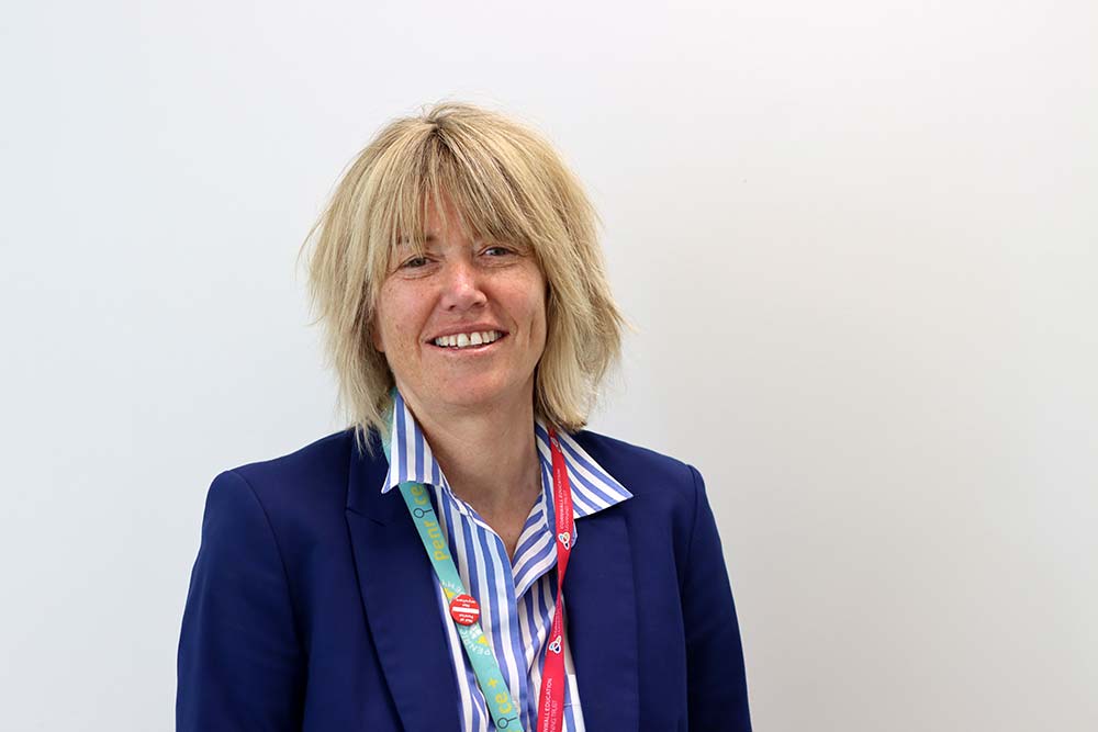 A photograph of Ms Coleman, the Head of School