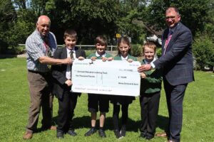 Henry Orchard and Sons donate £10,000 to fund the purchase of defibrillators in local schools